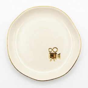InnoBeta Movie Lovers Gifts for Women, Ceramic Jewelry Tray Decorative Trinket Dish for Rings Earring in Saudi Arabia