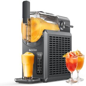 Slushie Machine, No Ice Needed, 68 oz INOVIVA Slushy Machine for Home with Self-Cleaning Function, Professional Frozen Drink Maker, 5 Preset Programs, Frozen Margaritas, Frappés, Milkshake, and More in Saudi Arabia