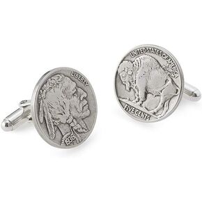 Buffalo Nickel Cufflinks Set in Saudi Arabia