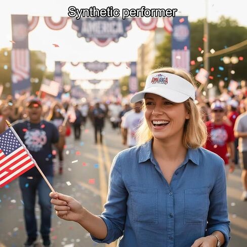250 Anniversary USA Visor Hats for Women Men American Flag Sun Visor Hat Adjustable Packable in Saudi Arabia