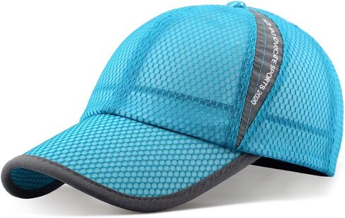 Unisex Breathable Quick Dry Mesh Baseball Cap Running hat in Saudi Arabia