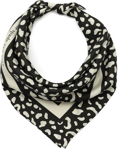Kate Spade Womens Abstract Blocks Silk Bandana Scarf, Stylish Fashion Accessory for Women in Kuwait