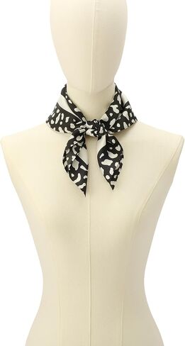 Kate Spade Womens Abstract Blocks Silk Bandana Scarf, Stylish Fashion Accessory for Women in Kuwait