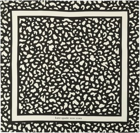 Kate Spade Womens Abstract Blocks Silk Bandana Scarf, Stylish Fashion Accessory for Women in Kuwait