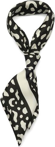 Kate Spade Womens Abstract Blocks Silk Bandana Scarf, Stylish Fashion Accessory for Women in Kuwait