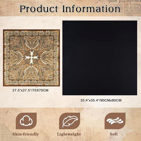 GERINLY 2 Pack Head Scarf for Women, Boho Hair Scarf Top, Large Bandana Hair Scarves Wrap in Kuwait