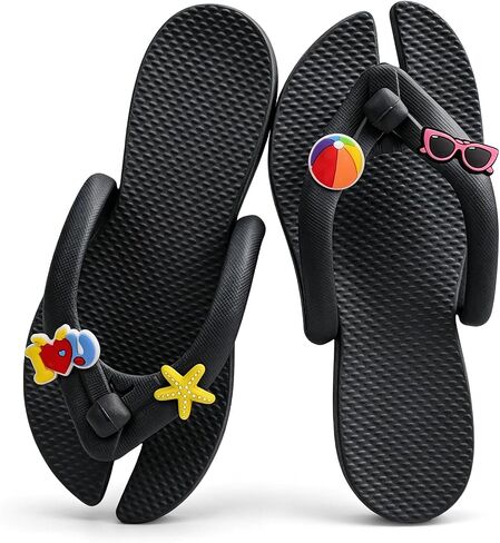 Foldable Portable Travel Flip Flops for Women Men Non-Slip Quick Dry Lightweight Shower Shoes, Slides for Beach Pool Gym Spa in Kuwait