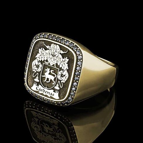 Family Crest Ring, Coat of Arms Ring, Personalized Ring for Men, Custom Signet Ring,Handmade Family Ring, Customized Class Ring, Family Ring in Saudi Arabia