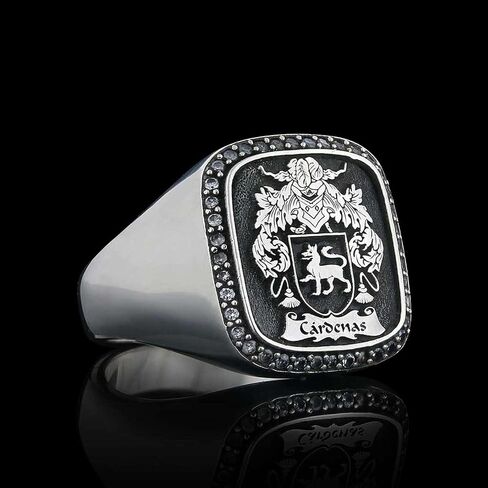 Family Crest Ring, Coat of Arms Ring, Personalized Ring for Men, Custom Signet Ring,Handmade Family Ring, Customized Class Ring, Family Ring in Saudi Arabia