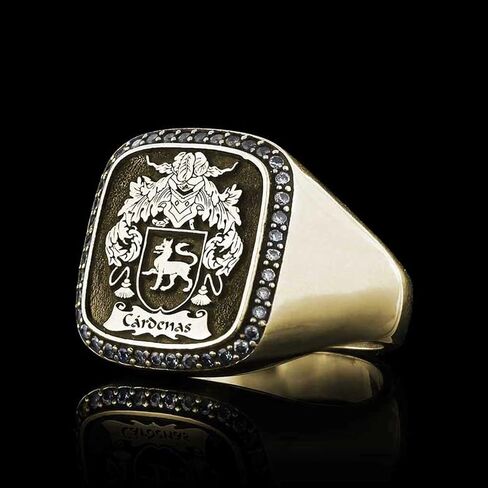 Family Crest Ring, Coat of Arms Ring, Personalized Ring for Men, Custom Signet Ring,Handmade Family Ring, Customized Class Ring, Family Ring in Saudi Arabia