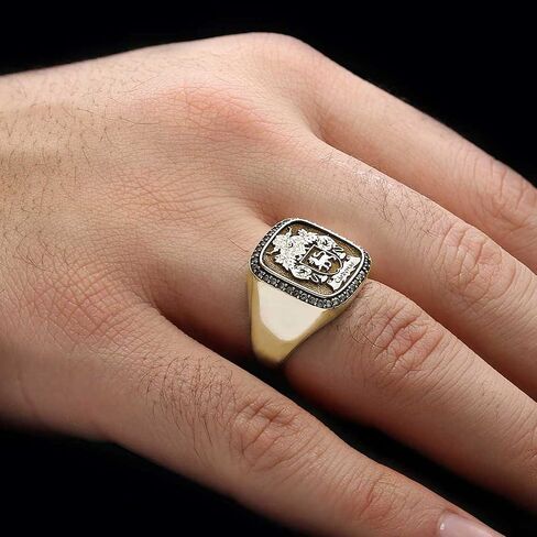 Family Crest Ring, Coat of Arms Ring, Personalized Ring for Men, Custom Signet Ring,Handmade Family Ring, Customized Class Ring, Family Ring in Saudi Arabia