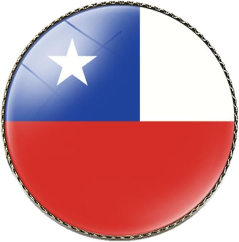 NIUYIBAO South America Flag Pin Lapel Enamel Pins for Backpacks Hat Waving Flag Brooch Pin Badge for Men Women in Saudi Arabia