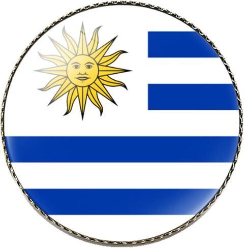 NIUYIBAO South America Flag Pin Lapel Enamel Pins for Backpacks Hat Waving Flag Brooch Pin Badge for Men Women in Saudi Arabia