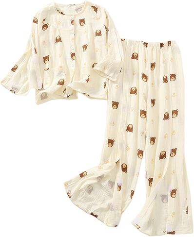 Women's Post Surgery Recovery Pajamas - Open Side Nightgown & Bedridden Patient Clothing for Elderly Care, Dignity Nursing Sleepwear with Velcro Access(Small Heart Pattern,L) in Saudi Arabia