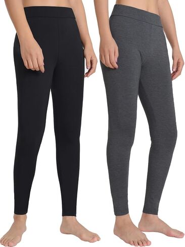 Latuza Women's Petite Leggings Soft Bamboo Viscose Sleep Pajama Leggings in Kuwait