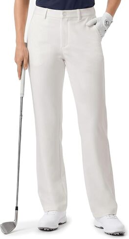 M MAELREG Women's Golf Pants with Belt Loops Stretch Straight Leg Regular Fit Work Business Slacks Travel Casual Dress Pants in Kuwait