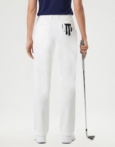 M MAELREG Women's Golf Pants with Belt Loops Stretch Straight Leg Regular Fit Work Business Slacks Travel Casual Dress Pants in Kuwait
