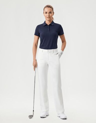 M MAELREG Women's Golf Pants with Belt Loops Stretch Straight Leg Regular Fit Work Business Slacks Travel Casual Dress Pants in Kuwait