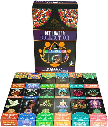 ORGANIC INCENSE MASSALA COLLECTION SMOKERS PARMAN 12CX in Kuwait