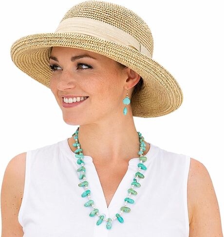Hats Scarves & More Sun Hat for Women Adjustable for Small to Medium Heads 50+ UPF 2.5 Inch Brim Summer Monterey in Kuwait