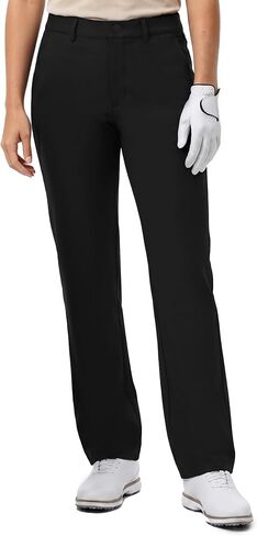 M MAELREG Women's Golf Pants with Belt Loops Stretch Straight Leg Regular Fit Work Business Slacks Travel Casual Dress Pants in Kuwait