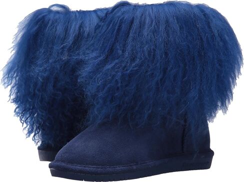 BEARPAW طفل صغير بو متعدد الألوان | حذاء كلاسيكي من جلد الغزال للأطفال الصغار | حذاء سهل الارتداء للأطفال الصغار | حذاء شتوي مريح in Kuwait