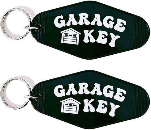 Lemua Garage Keychain, Vintage Garage Key Tag, Funny Garage Gift for Men, Car Guys, Mechanics, Dads in Kuwait