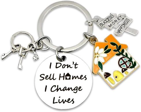 Realtor Gifts for Women Men Real Estate Agent Thank You Gift Keychain for Realtor Broker Salesman Real Estate Agent Supplies Closing Keepsake Jewelry Gifts for Him Her Female Male Agents in Kuwait