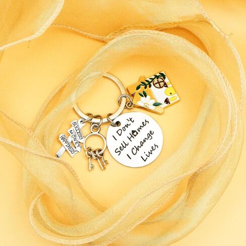Realtor Gifts for Women Men Real Estate Agent Thank You Gift Keychain for Realtor Broker Salesman Real Estate Agent Supplies Closing Keepsake Jewelry Gifts for Him Her Female Male Agents in Kuwait