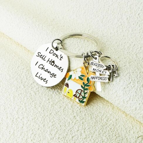 Realtor Gifts for Women Men Real Estate Agent Thank You Gift Keychain for Realtor Broker Salesman Real Estate Agent Supplies Closing Keepsake Jewelry Gifts for Him Her Female Male Agents in Kuwait