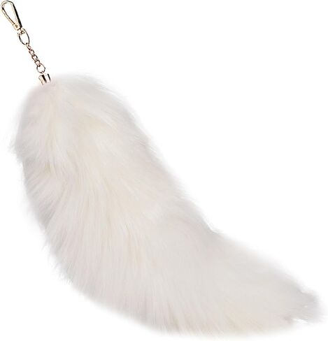 Faux Fur Tail Keychain Wolf Fox Tail Pendant Keyring Handbag Accessories in Saudi Arabia