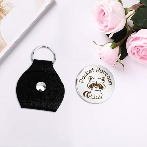 Raccoon Themed Gifts Raccoon Keychain Cute Animal Pocket Hug Token Emotional Support Gift Small Christmas Stocking Stuffers for Raccoons Lovers Boyfriend Girlfriend Son Daughter Best Friend in Saudi Arabia
