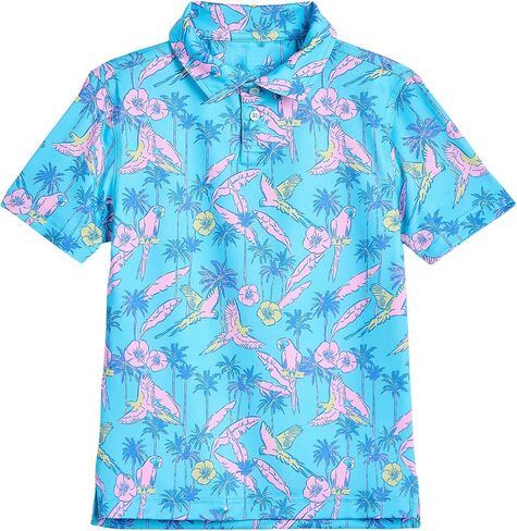 Chubbies Kids The Flock Party Performance Polo (Big Kid) in Saudi Arabia
