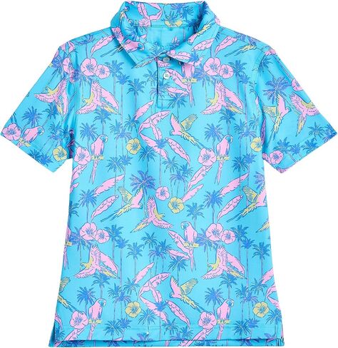 Chubbies Kids The Flock Party Performance Polo (Big Kid) in Saudi Arabia