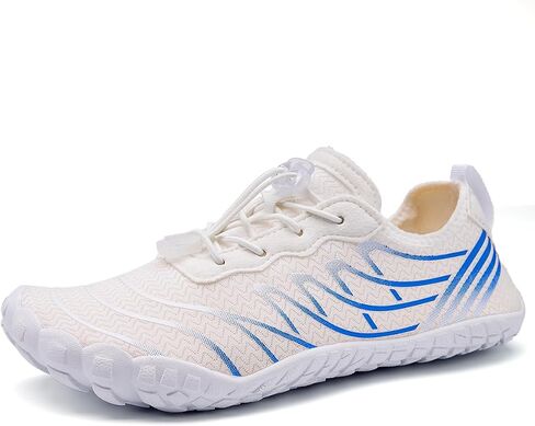 Unisex Quick-Dry Water Shoes, Non-Slip Barefoot Aqua Socks with Graffiti Print for Beach, Pool and Surfing in Kuwait