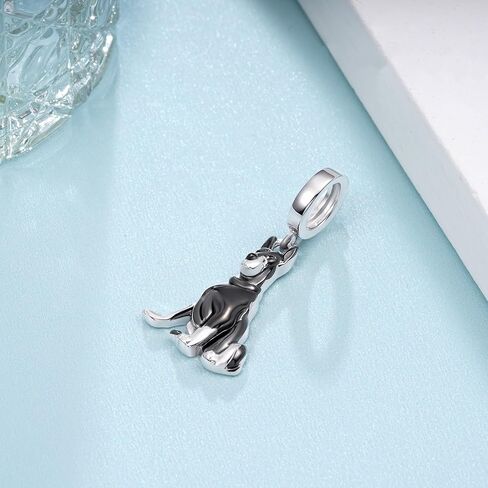 Doberman Gifts for Women 925 Sterling Silver Doberman Charms for Bracelets Dog Charms Jewelry Gifts for Women in Kuwait