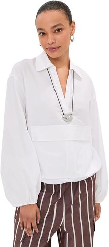 LE BOP Women's Tate Poplin Pullover in Kuwait