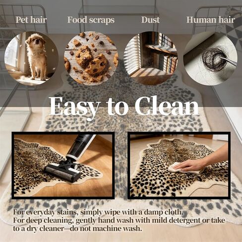5.2ft x 7ft Leopard Rug Fluffy Animal Print Leopard Rug Cheetah Print Cheetah Print Carpet Faux Fur Hide Cowhide Skin Mat Area Carpet for Nursery Home Office Living Room Bedroom in Saudi Arabia