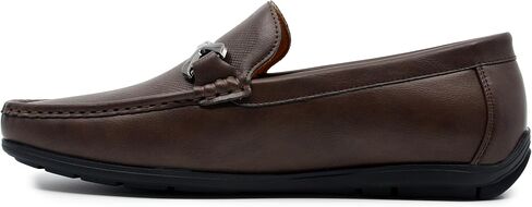 AKADEMIKS Men's Textured Slip On Driving Loafers Memory Foam Casual Dress Shoes in Saudi Arabia