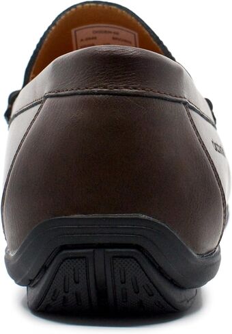 AKADEMIKS Men's Textured Slip On Driving Loafers Memory Foam Casual Dress Shoes in Saudi Arabia