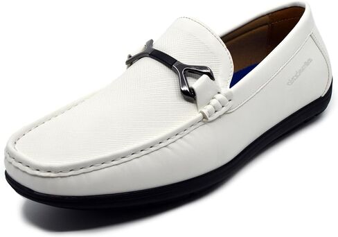 AKADEMIKS Men's Textured Slip On Driving Loafers Memory Foam Casual Dress Shoes in Saudi Arabia