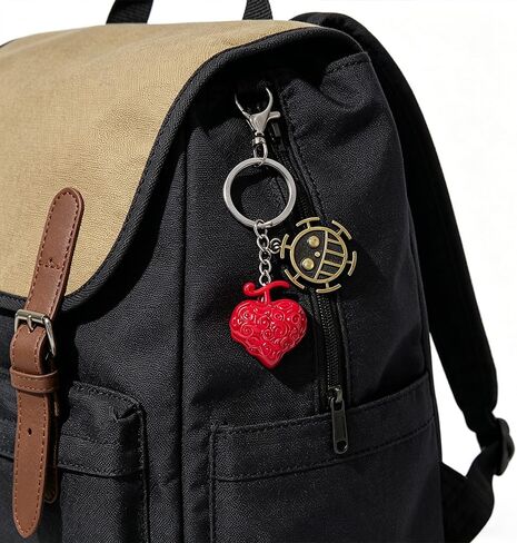 Anime Keychain Devil Fruit Design Gum Gum Fruit Charm Manga Inspired Anime Accessories Collectible Gift for Fans in Saudi Arabia