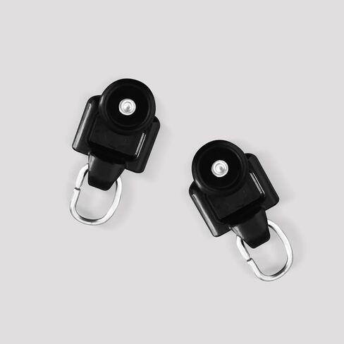 Hoeflife Curtain Track Pulleys, 20PCS Black in Saudi Arabia