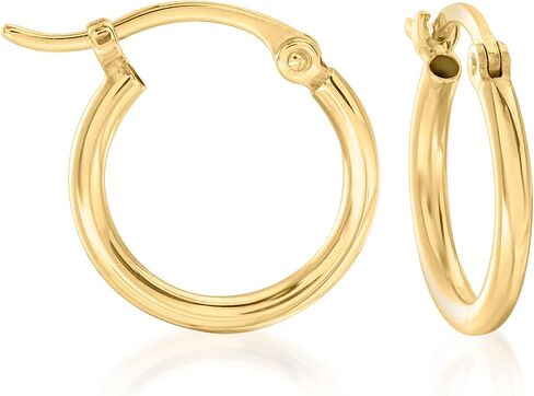 Ross-Simons 12x10mm Cultured Baroque Pearl Hoop Drop Earrings in 14kt Yellow Gold in Kuwait