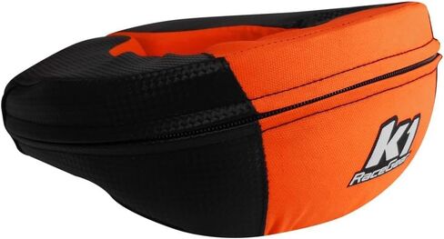 K1 Race Gear Neck Protector Brace (Carbon/Red, Adult) - 15-NEC-CAR-A in Saudi Arabia
