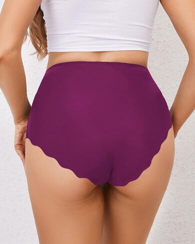 Women's Seamless Underwear High Waisted Full Coverage Ladies Panties 5-Pack in Kuwait