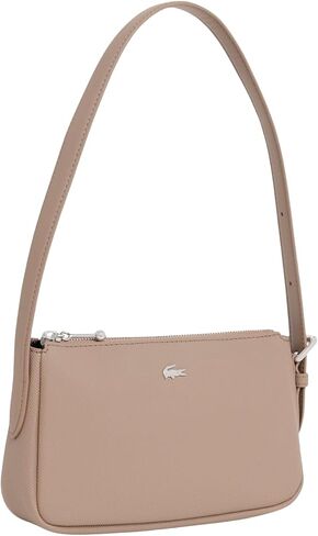 Lacoste Women's Daily City Shoulder Bag, Taupe, One Size in Kuwait