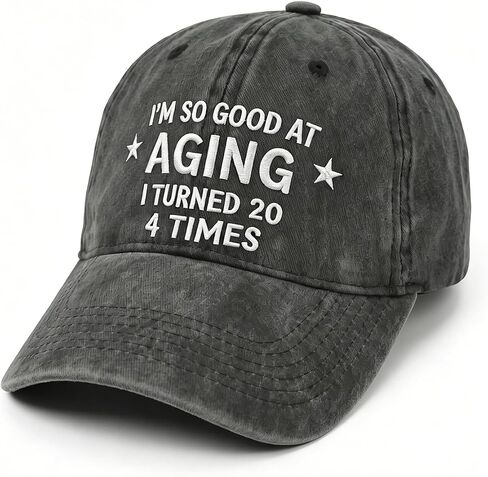 80th Birthday Gifts for Men Women, Adjustable Vintage Hat, 80th Birthday Decorations for Husband Wife Dad Mom in Saudi Arabia