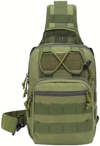 Outdoor Sports Men's Chest Bag,Crossbody/Handheld Multi-functional Tactical Small Chest Bag,Unisex in Kuwait