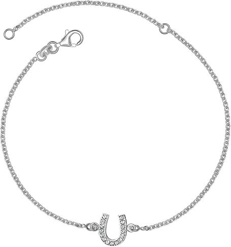 LeCalla 925 Sterling Silver Anklets for Women | Women's Anklet Bracelets Foot Jewelry Gifts for Women | Chain Link Anklets Summer Beach Silver Jewelry Gift in Kuwait